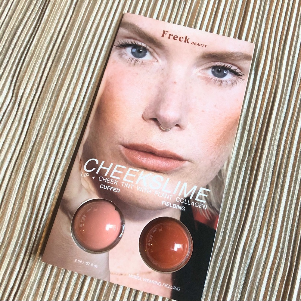 Freck Beauty Cheekslime Lip + Cheek Tint 2 Shades CUFFED/FIELDING
